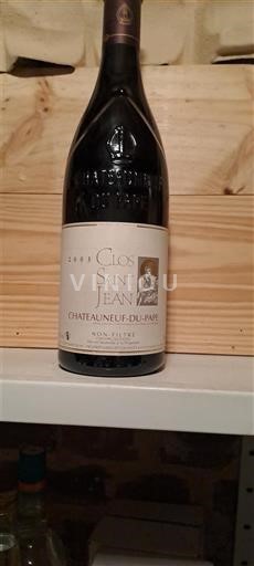 Valle del Ródano Châteauneuf-du-Pape. Clos Saint Jean Non Filtré 2003
