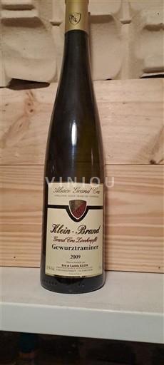 Alsace Gewurztraminer Grand Cru Klein Brand 2009