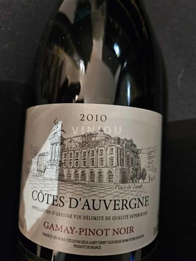 Vallée de la Loire Côtes-d'Auvergne Gamay-Pinot Noir 2010