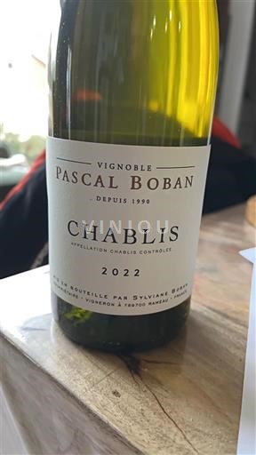 Burgundija Chablis Vignoble Pascal Boban 2022