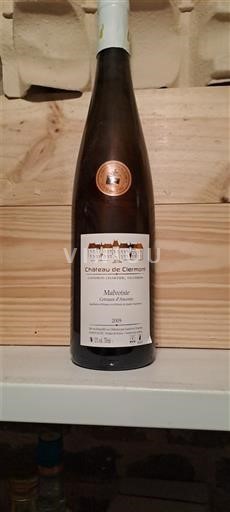 Loirevallei Coteaux d'Ancenis Château Clermont Malvoisie 2009