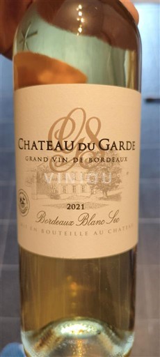 Bordeaux Bordeaux White Château Garde 2021