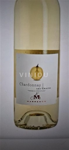 Thung lũng Rhône Luberon Marrenon Chardonnay Les Grains 2024