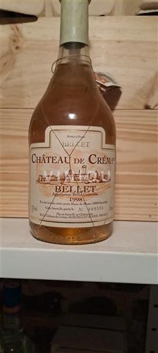Provence Bellet Château Crémat 1998