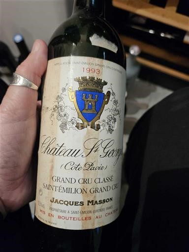 Bordeaux Saint-Émilion Grand Cru Grand Cru Château St. Georges (Côte Pavie) 1993