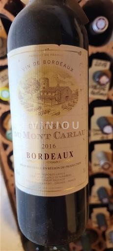 Burdeos Bordeaux Château Mont Carlau 2016