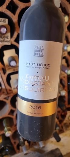 Bordeaux Haut-Médoc Château Constant-Lesquirau 2016