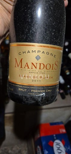 Champagne Šampanské Premier Cru Mandois Blanc de Blancs 2011