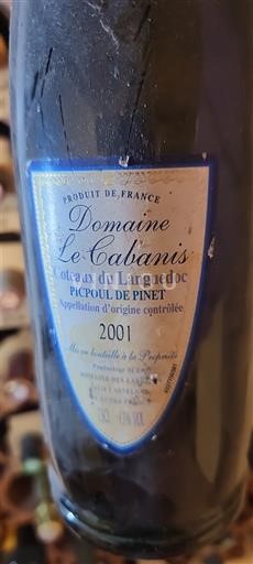 Langvedok Picpoul-de-Pinet Domaine Le Cabanis 2001
