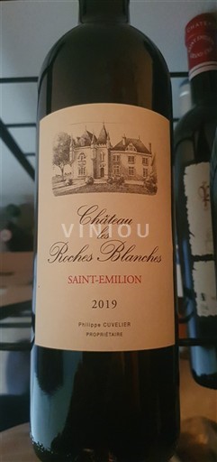 Bordeaux Saint-Émilion Château Les Roches Blanches 2019