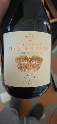 Champagne Sâm-panh Champagne Maxime Blin Grande Tradition Không niên vụ