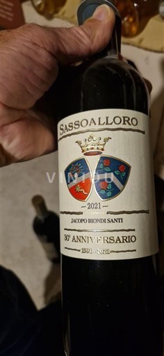 Toscana Không được chỉ định Jacopo Biondi Santi Sassoalloro 30° Anniversario 2021