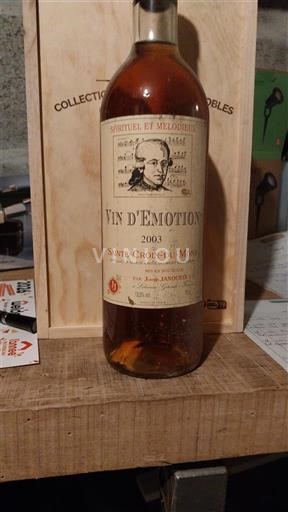 Bordeaux Sainte-Croix-Du-Mont Vin d'Emotion 2003