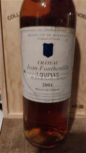 Bordeaux Loupiac Château Jean-Fonthenille Réserve du Château 2001