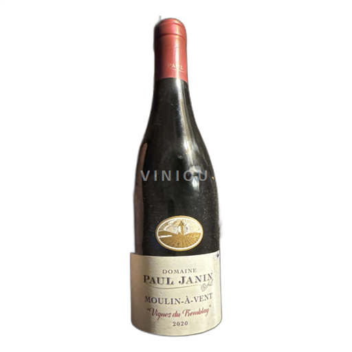 Beaujolais Moulin-à-vent Domaine Paul Janin et Fils Vignes du Tremblay 2020