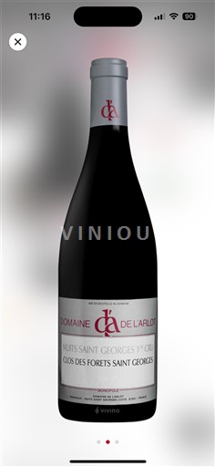 Bourgogne Nuits-Saint-Georges Premier Cru Domaine L'Arlot Clos des Forêts Saint Georges 2022