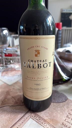 Bordeaux Saint-Julien Grand Cru Château Talbot 1985