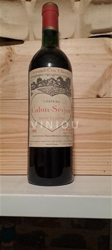 Bordeaux Saint-Estèphe Grand Cru Château Calon-Ségur 1985