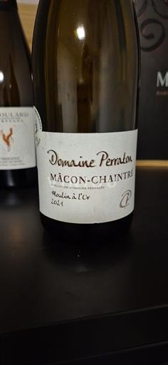 Bourgogne Mâcon et mâcon-villages Domaine Perraton Moulin à l'Or 2021