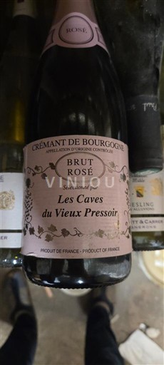 Bourgondië Crémant de Bourgogne Les Caves du Vieux Pressoir Brut Rosé Niet-geïntegreerd