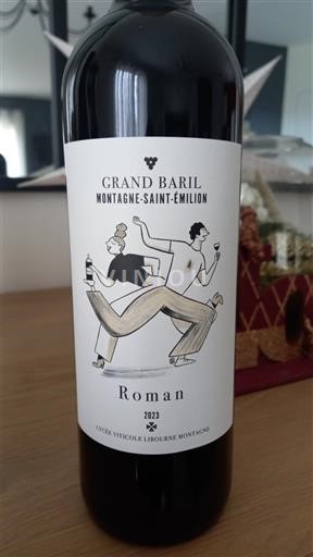 Bordeaux Montagne-saint-émilion Grand Baril Roman 2023