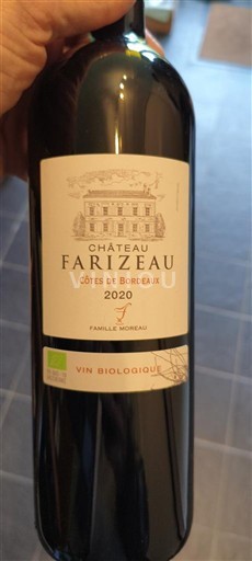 Bordeaux Côtes-de-Bordeaux Château Farizeau 2020