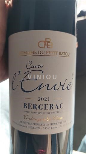 Tây Nam Bergerac Domaine Petit Batou l'Envie 2021