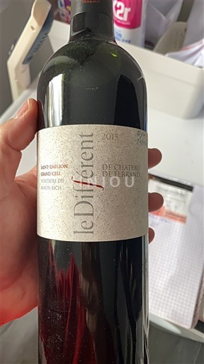 Bordéus Saint-Émilion Grand Cru Château Ferrand Le Différent 2015