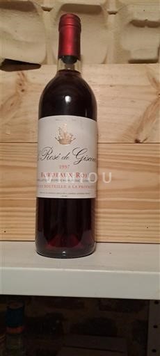 Bordeaux Bordeaux hồng Giscours Rosé de Giscours 1997