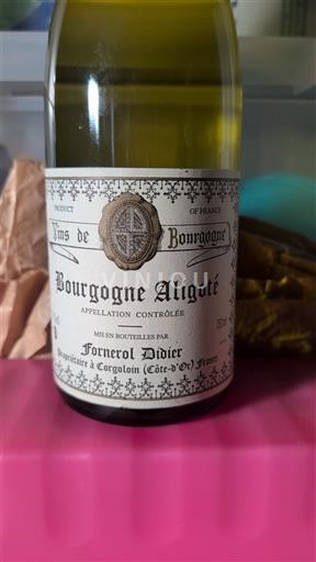 Burgund Bourgogne Aligoté Fonerol Didier 2015