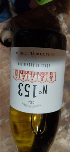 Roussillon Côtes du Roussillon Arnaud de Villeneuve N°153 2024