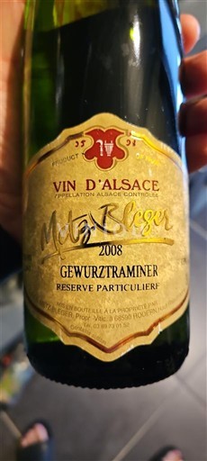 Alsácia Metz-Blgez Réserve Particulière 2008