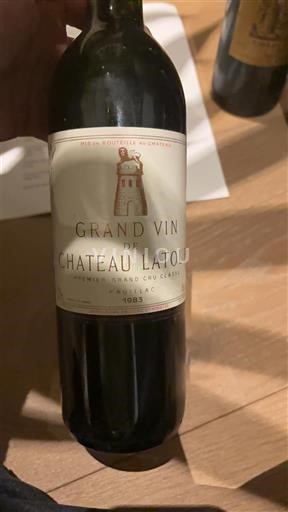 Bordeaux Pauillac Grand Cru Château Latour Grand Vin de Château Latour 1985