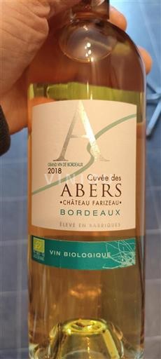 Burdeos Bordeaux Château Farizeau des Abers 2018