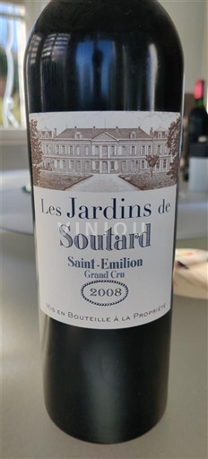 Bordeaux Saint-Émilion Grand Cru Soutard Les Jardins de Soutard 2008