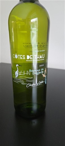 Languedoc in Roussillon Côtes de Thau Charles Aulin Réserve de l'Aigrette 2024