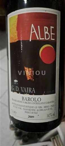 Piedmont Wines Barolo G.D. Vajra Albe 2009