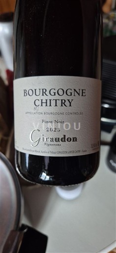 Bourgogne Bourgogne Chitry Giraudon Pinot Noir 2023