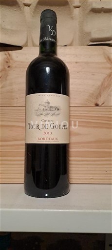 Vini Rouge sec Château Tour de Goupix 2013 Francia Bordeaux AOC