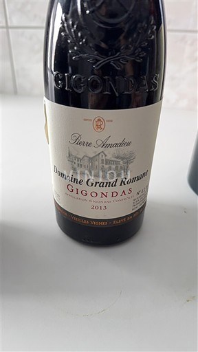 Thung lũng Rhône Gigondas Domaine Grand Romane 2013
