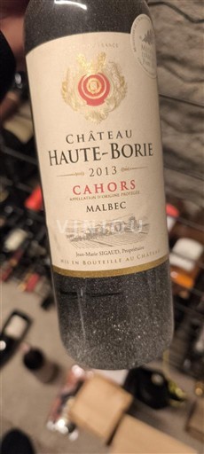 Tây Nam Cahors Château Haute-Borie 2013