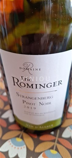 Alsácia Domaine Eric Rominger Strangenberg Pinot Noir 2019