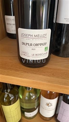 Dolina Loare Saumur-champigny Joseph Mellot Le Boisclair 2023