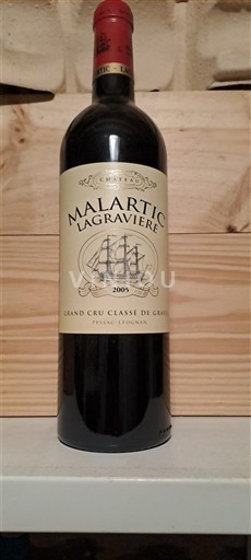 Burdeos Pessac-Léognan Grand Cru Malartic-Lagravière 2005