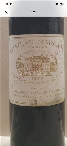 Bordeaux Margaux Grand Cru Château Margaux Grand Vin 1979
