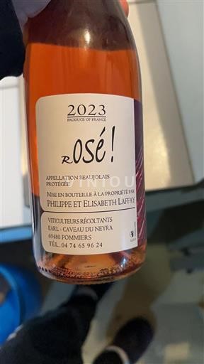 Beaujolais Philippe et Élisabeth Laffay Rosé! 2023