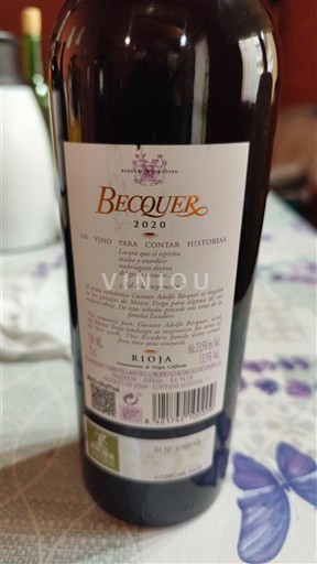 La Rioja Rioja Becquer 2020
