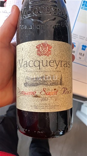 Valle del Rodano Vacqueyras Domaine Saint Roch 2012