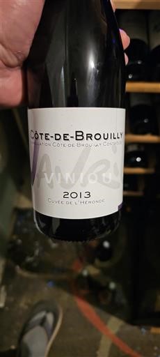 Beaujolais Côte-de-brouilly Vavril de l'Héronde 2013