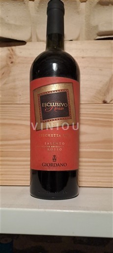 Puglia Salice Salentino Giordano Esclusivo Etichetta Oro Không niên vụ